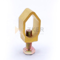 High Precision Brass Earthing Clamp G Type Earth Rod Clamp/ Rod Grounding earthing Clam/ Ground Rod Clamp Supplier